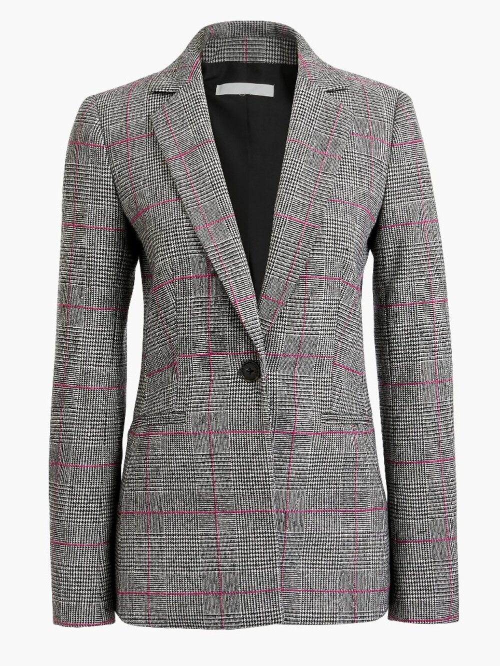 J. Crew Glen Plaid Single Button Wool Blend Blazer Size 4